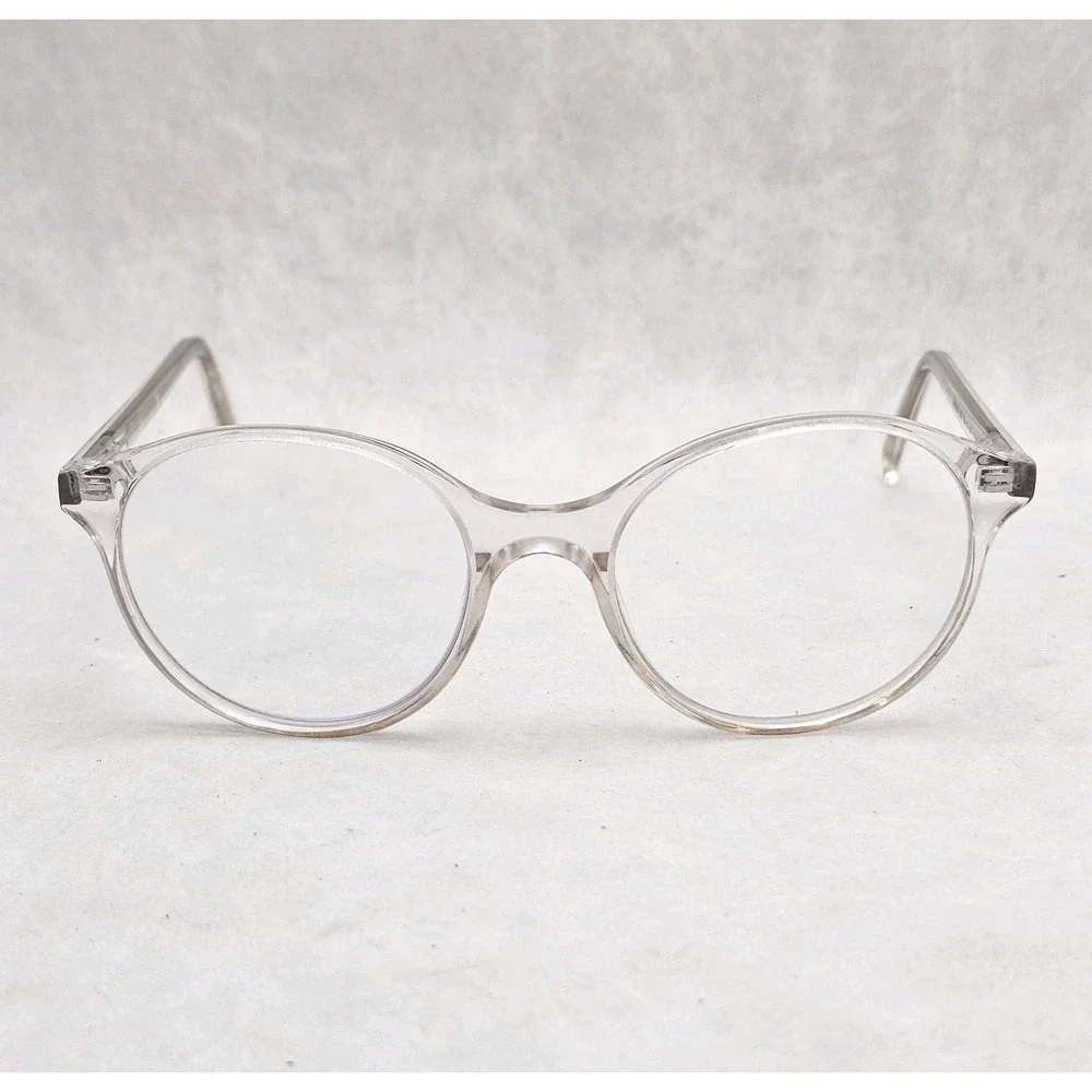 EUC‎ Warby Parker Farris 500 Clear Crystal Eyeglasses Frame 50-18-140 Eyewear